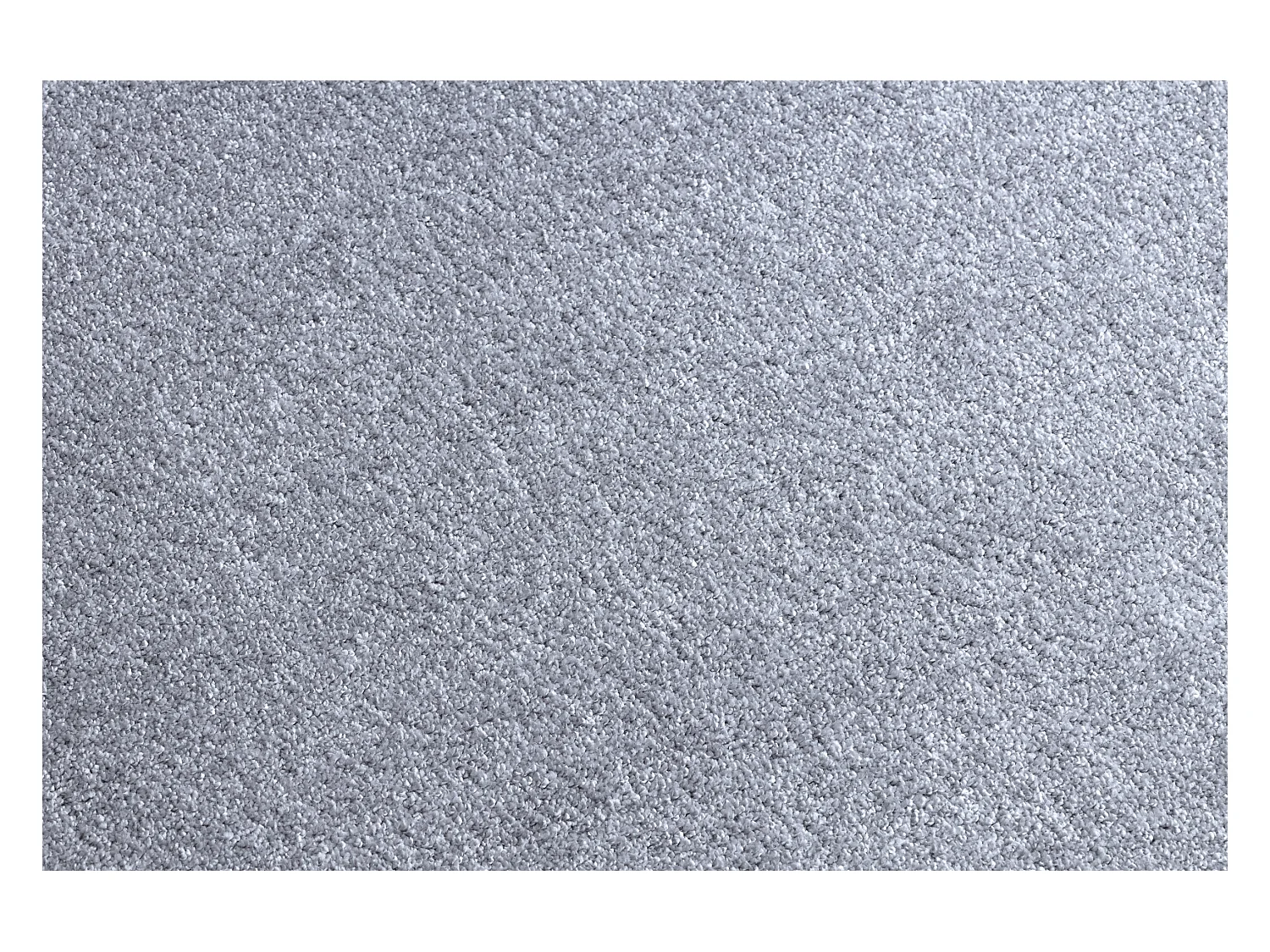 TAPIS - MOQUETTE SANTA FE argent 92 plaine couleur unie 100x150 cm