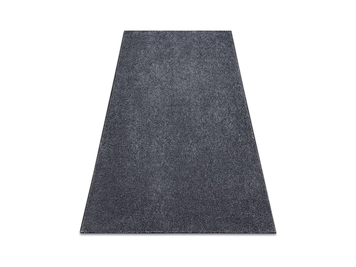 Teppich Teppichboden SAN MIGUEL grau 97 eben, glatt, einfarbig 100x300 cm