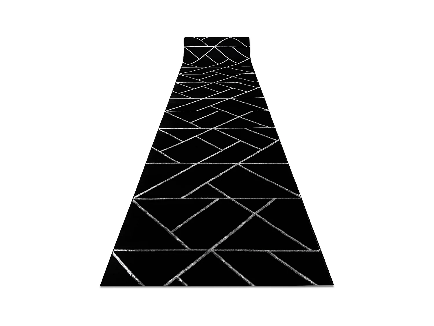 Tapis de couloir EMERALD exclusif 7543 glamour, élégant géométriqu 120x490 cm
