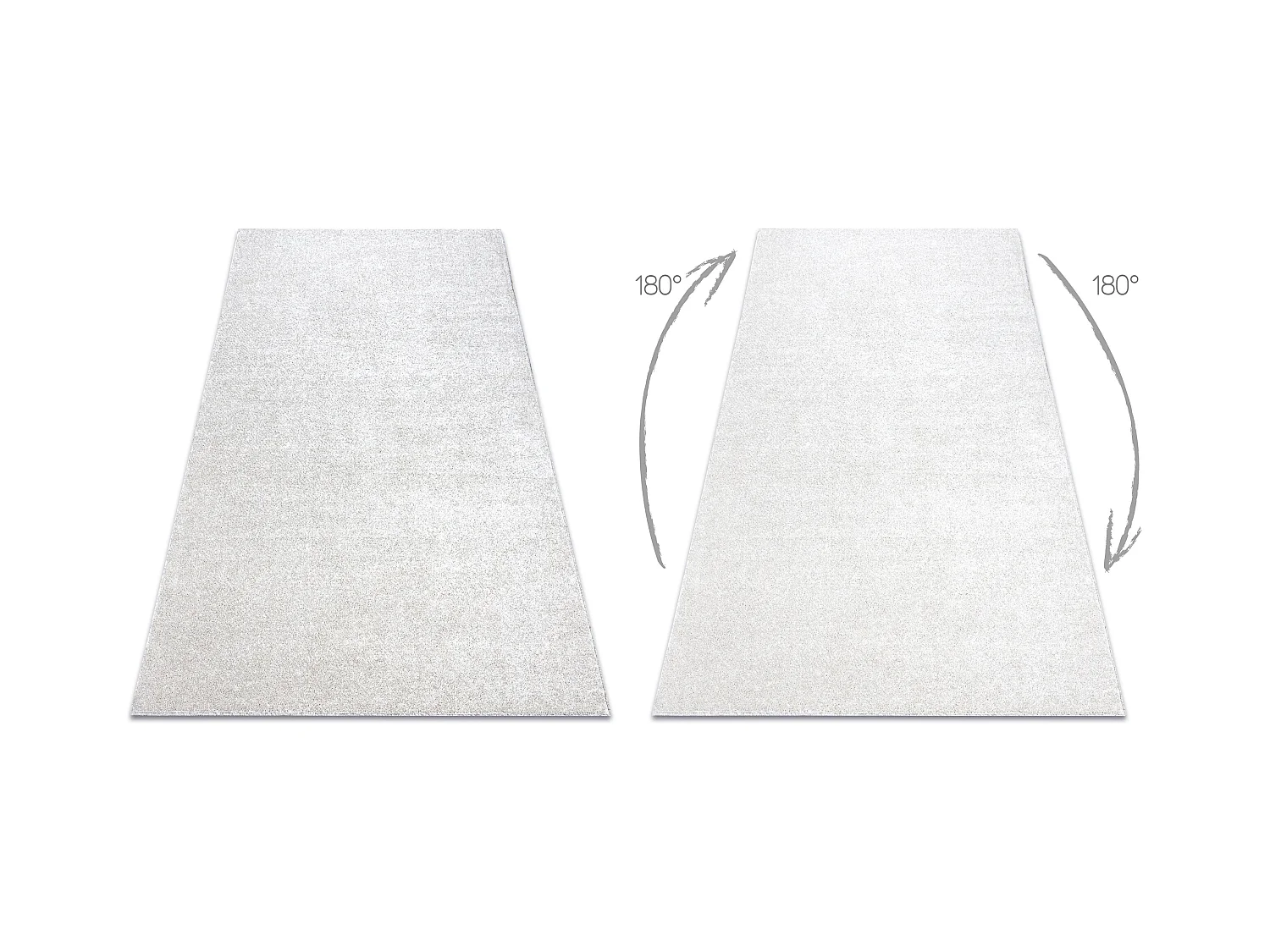 TAPIS - MOQUETTE SANTA FE crème 031 plaine couleur unie 150x400 cm