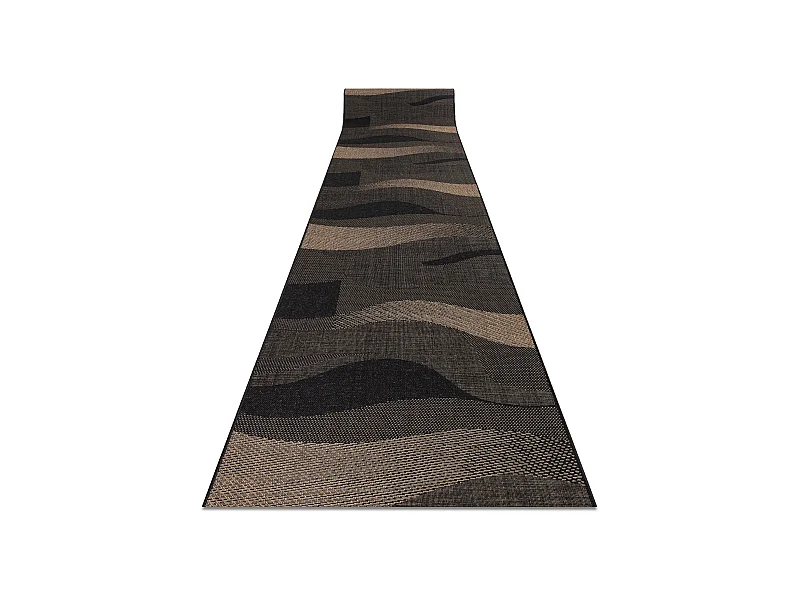 Läufer SIZAL FLOORLUX Modell 20212 black / coffe 120x180 cm