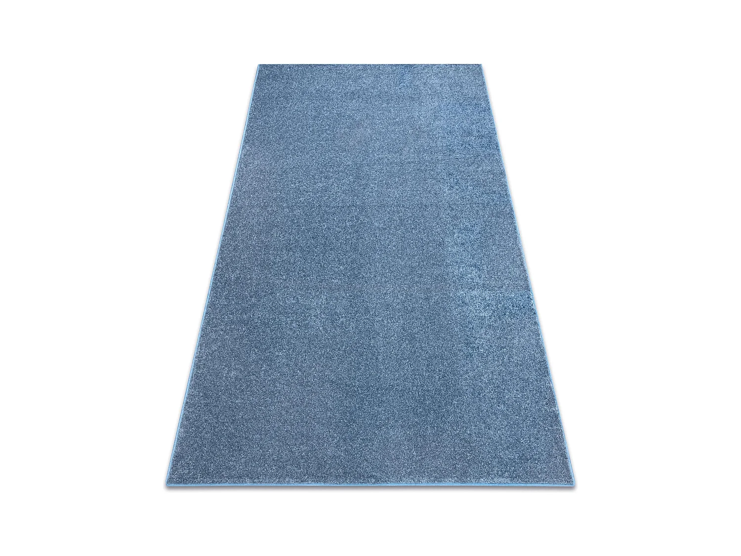TAPIS - MOQUETTE SANTA FE bleu 74 plaine couleur unie 150x200 cm