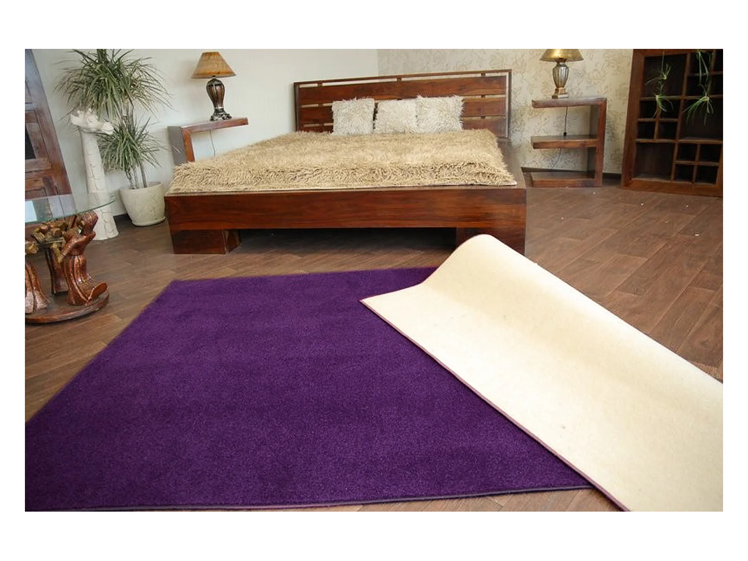 TAPIS - MOQUETTE ETON violet 200x400 cm