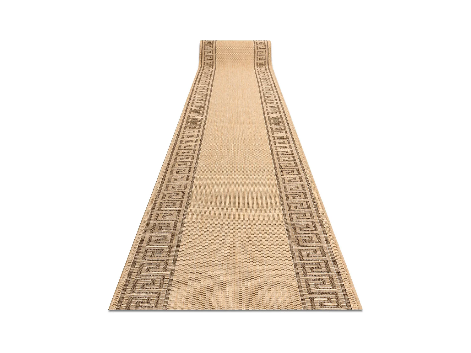 Vloerbekleding SISAL FLOORLUX patroon 20014 meer / coffee 120x900 cm