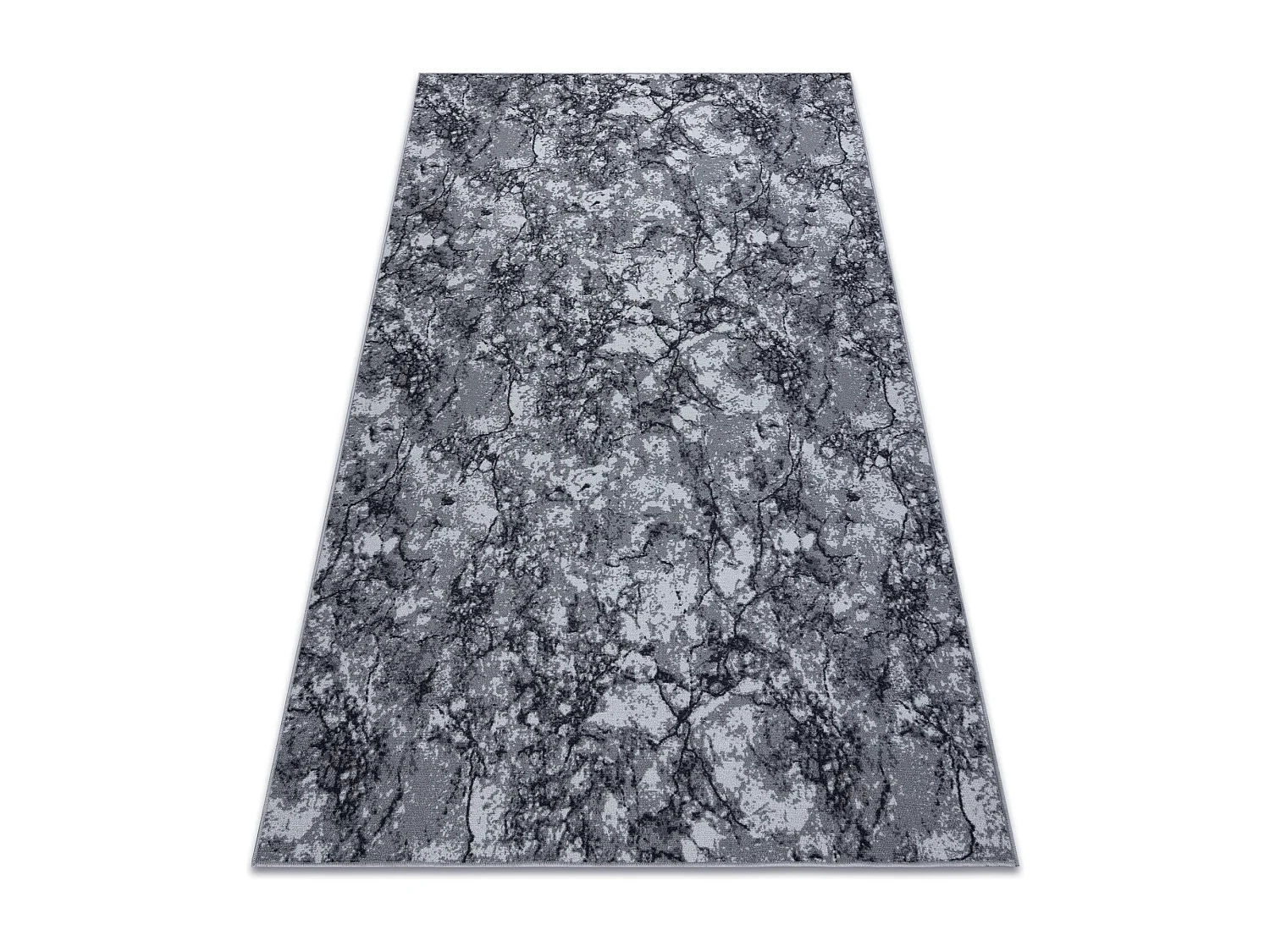 TAPIS - MOQUETTE antidérapant MARBLE Marbre calcul gris 200x400 cm
