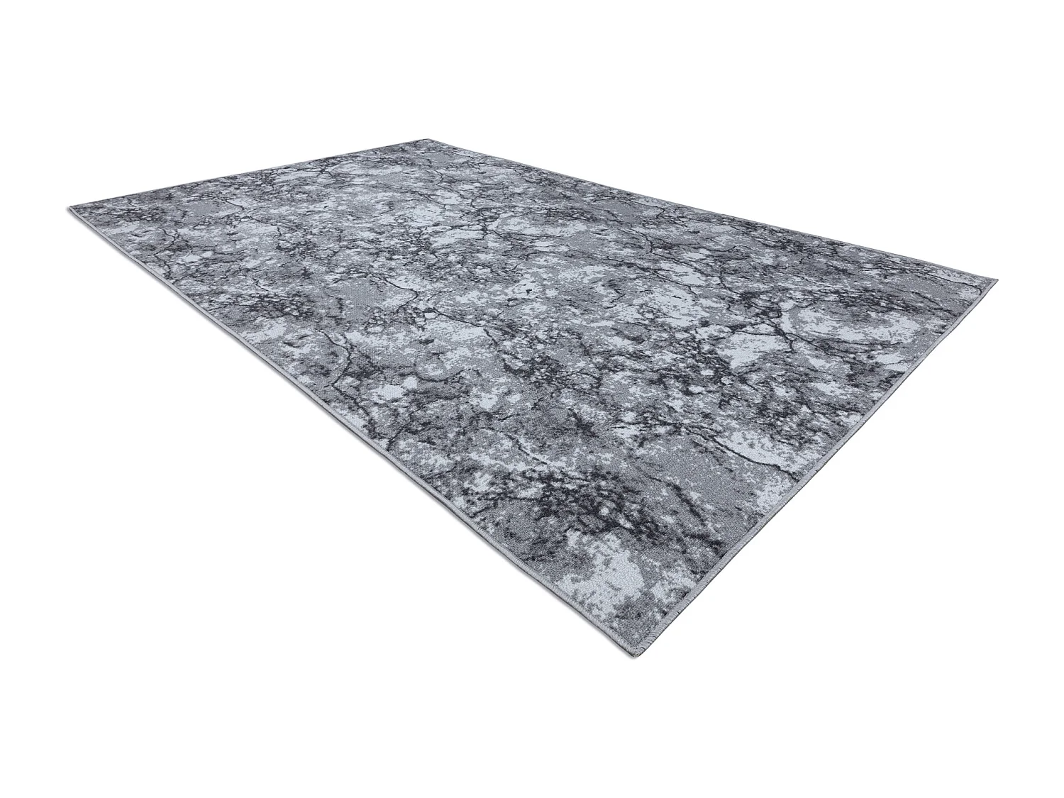 TAPIS - MOQUETTE antidérapant MARBLE Marbre calcul gris 200x400 cm