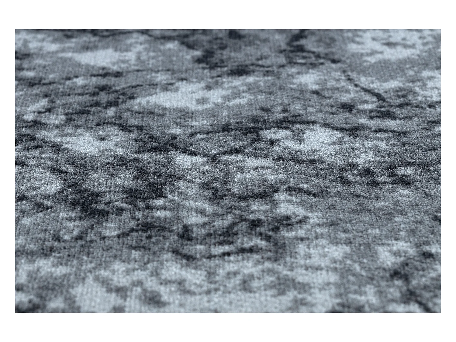 TAPIJT - anti slip vloerbedekking MARBLE marmer, steen grijskleuring 100x450 cm
