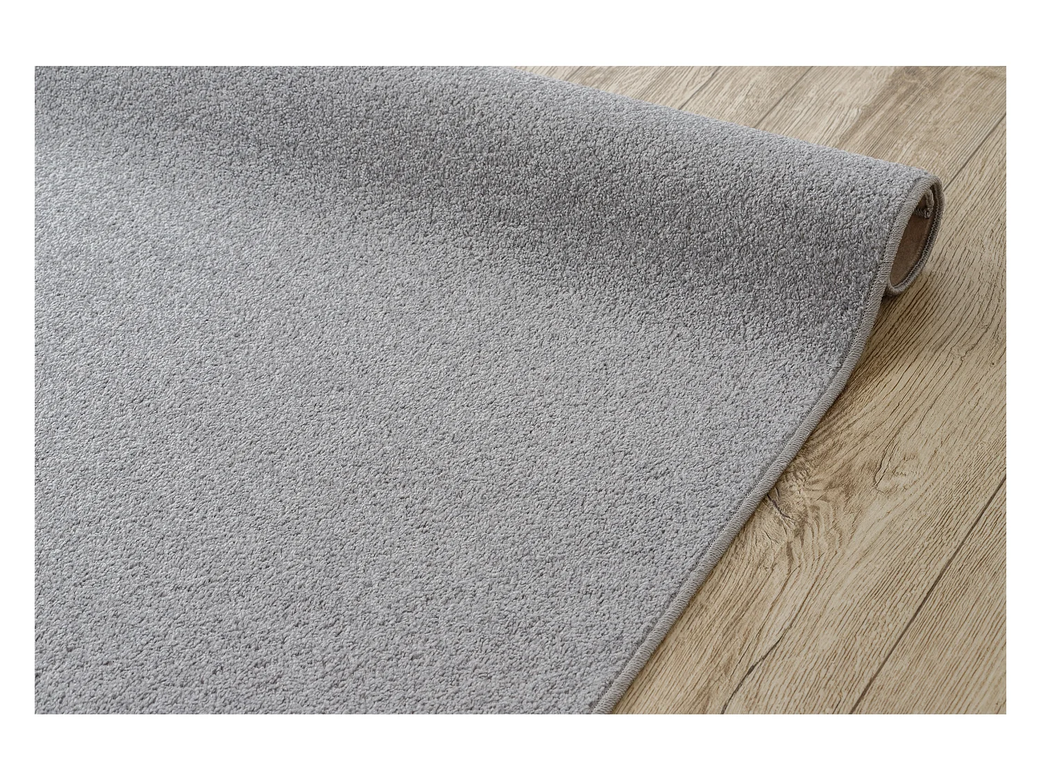 TAPIJT - Vloerbekleding ETON zilver 200x600 cm