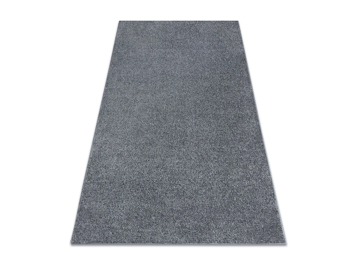 TAPIS - MOQUETTE SANTA FE gris 97 plaine couleur unie 100x300 cm