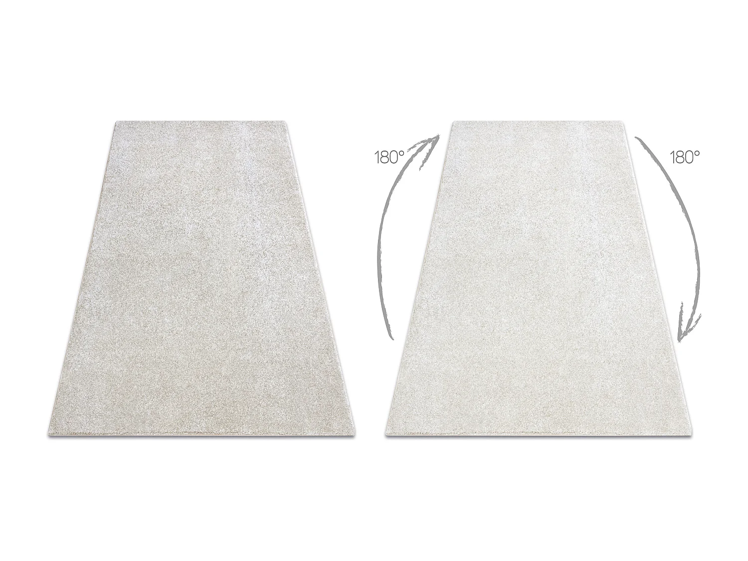 TAPIJT - Vloerbekleding SAN MIGUEL crème 03 , glad , uniform, enkele  300x500 cm