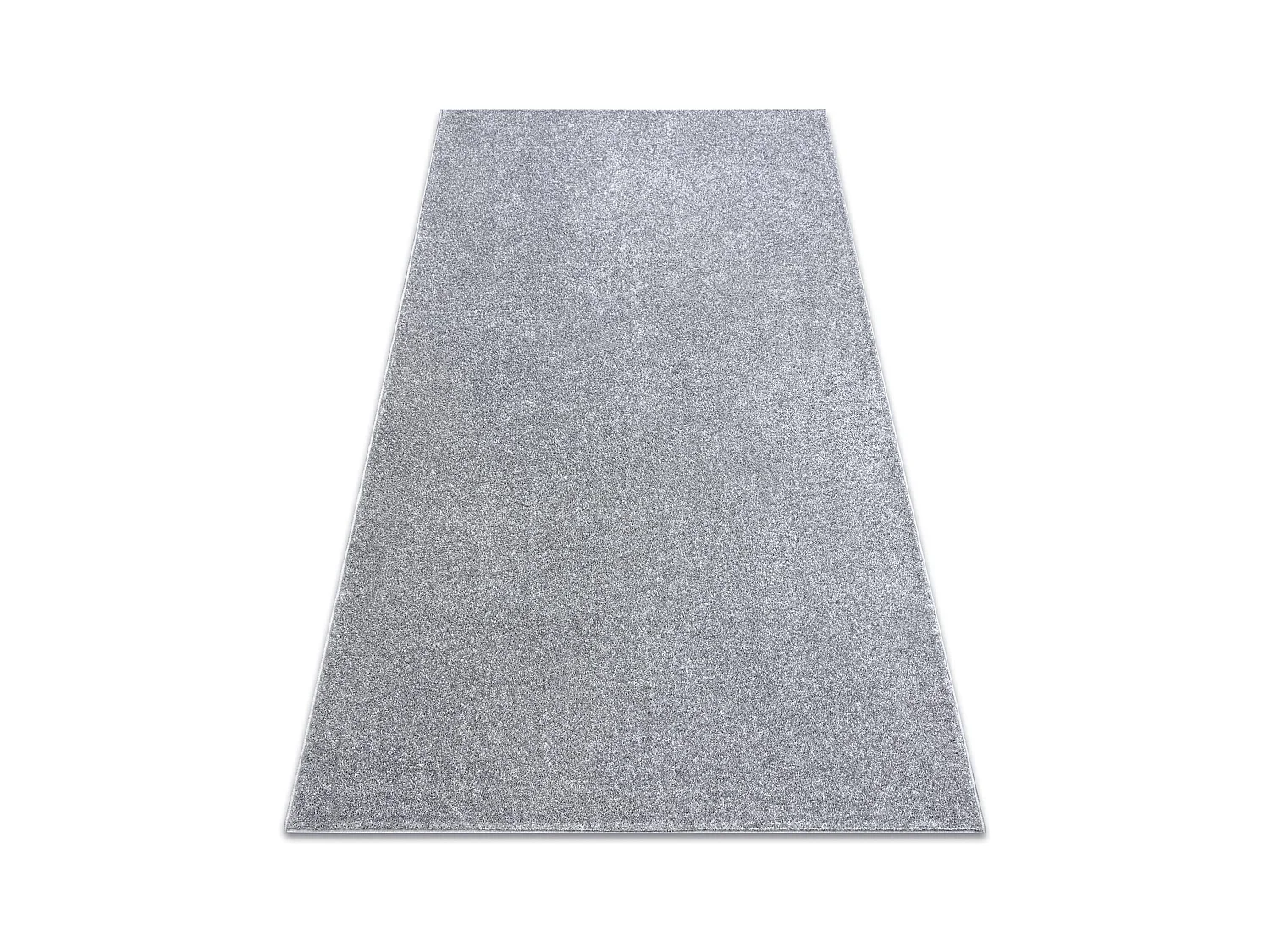 TAPIS - MOQUETTE SANTA FE argent 92 plaine couleur unie 500x600 cm
