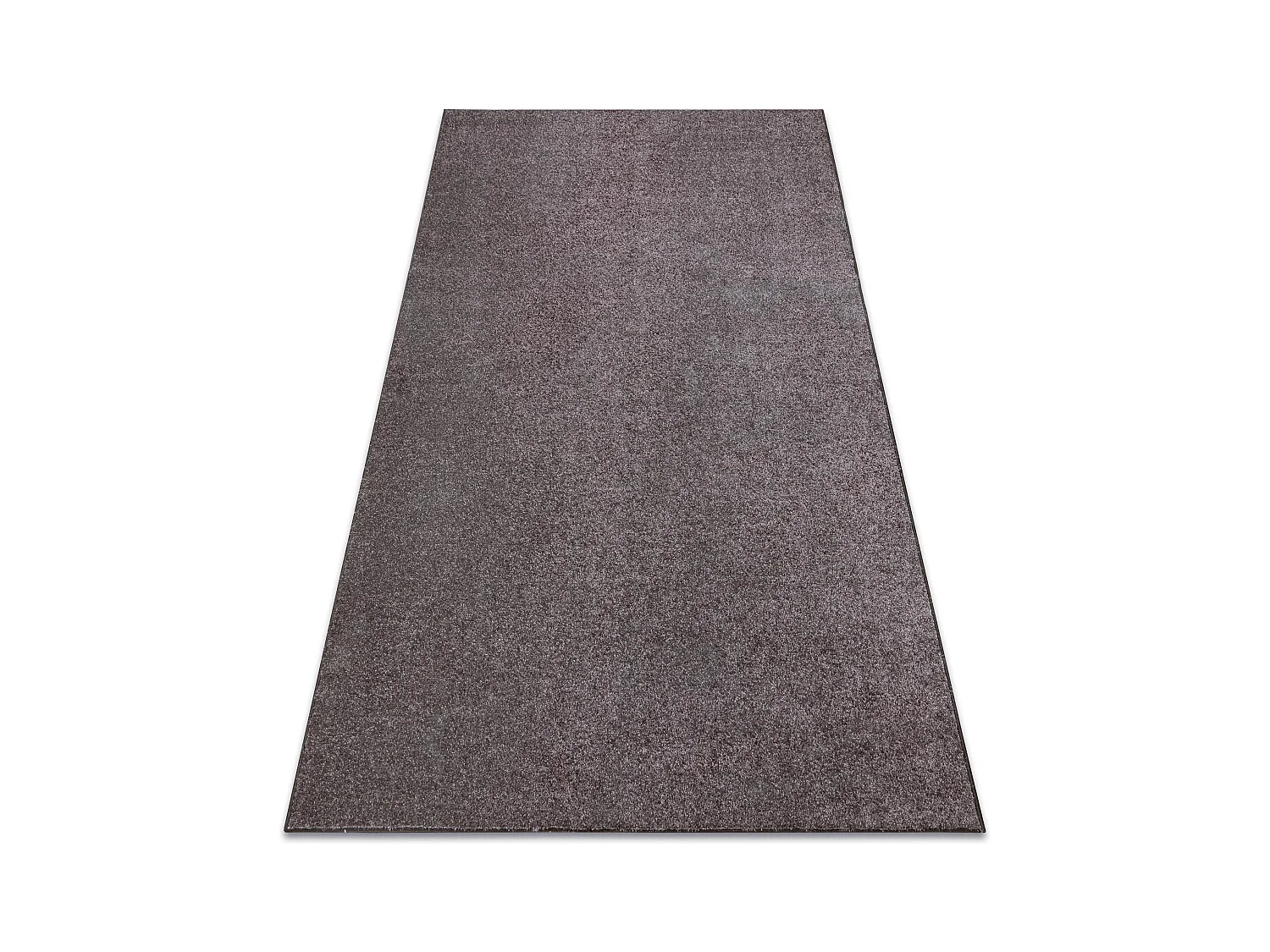 TAPIS - MOQUETTE SANTA FE marron 42 plaine couleur unie 100x200 cm
