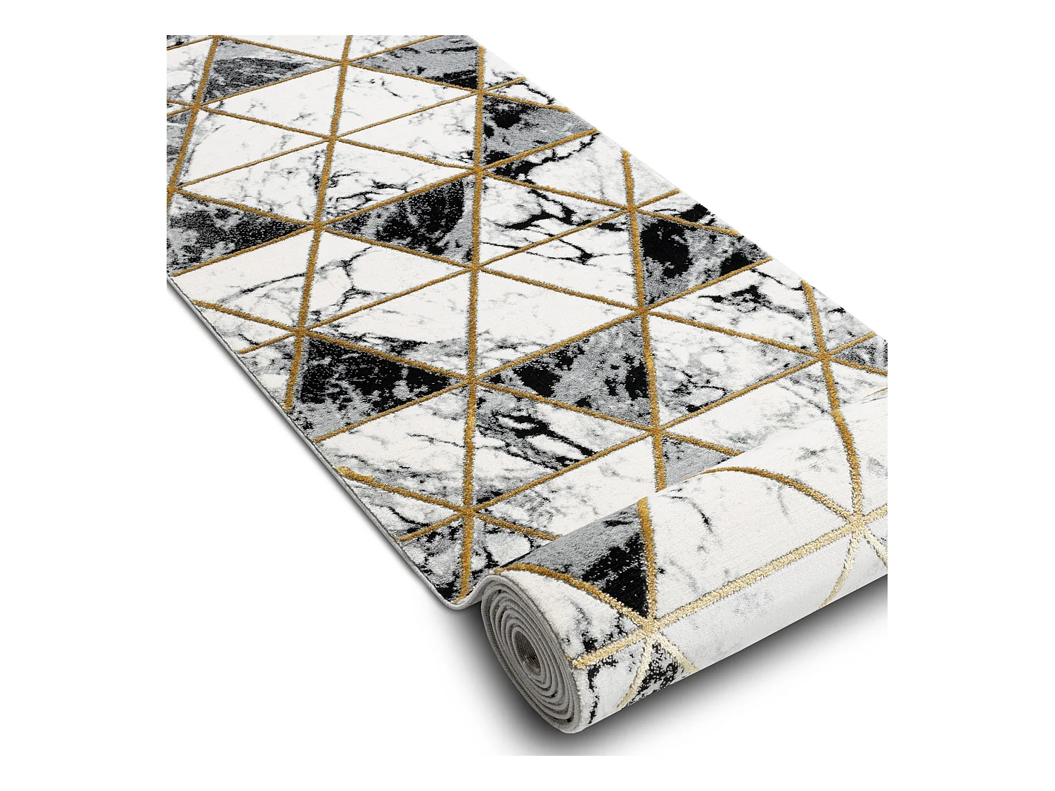 Tapis de couloir EMERALD exclusif 1020 glamour, élégant marbre, tria 120x500 cm