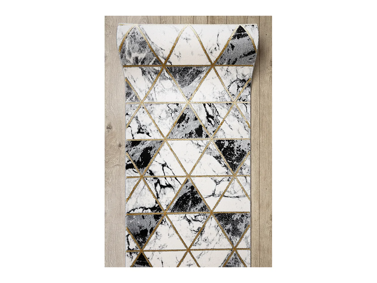 Tapis de couloir EMERALD exclusif 1020 glamour, élégant marbre, tria 120x500 cm