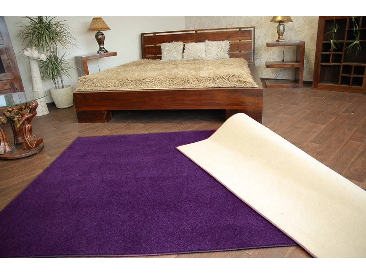 TAPIJT - Vloerbekleding ETON paars 350x400 cm