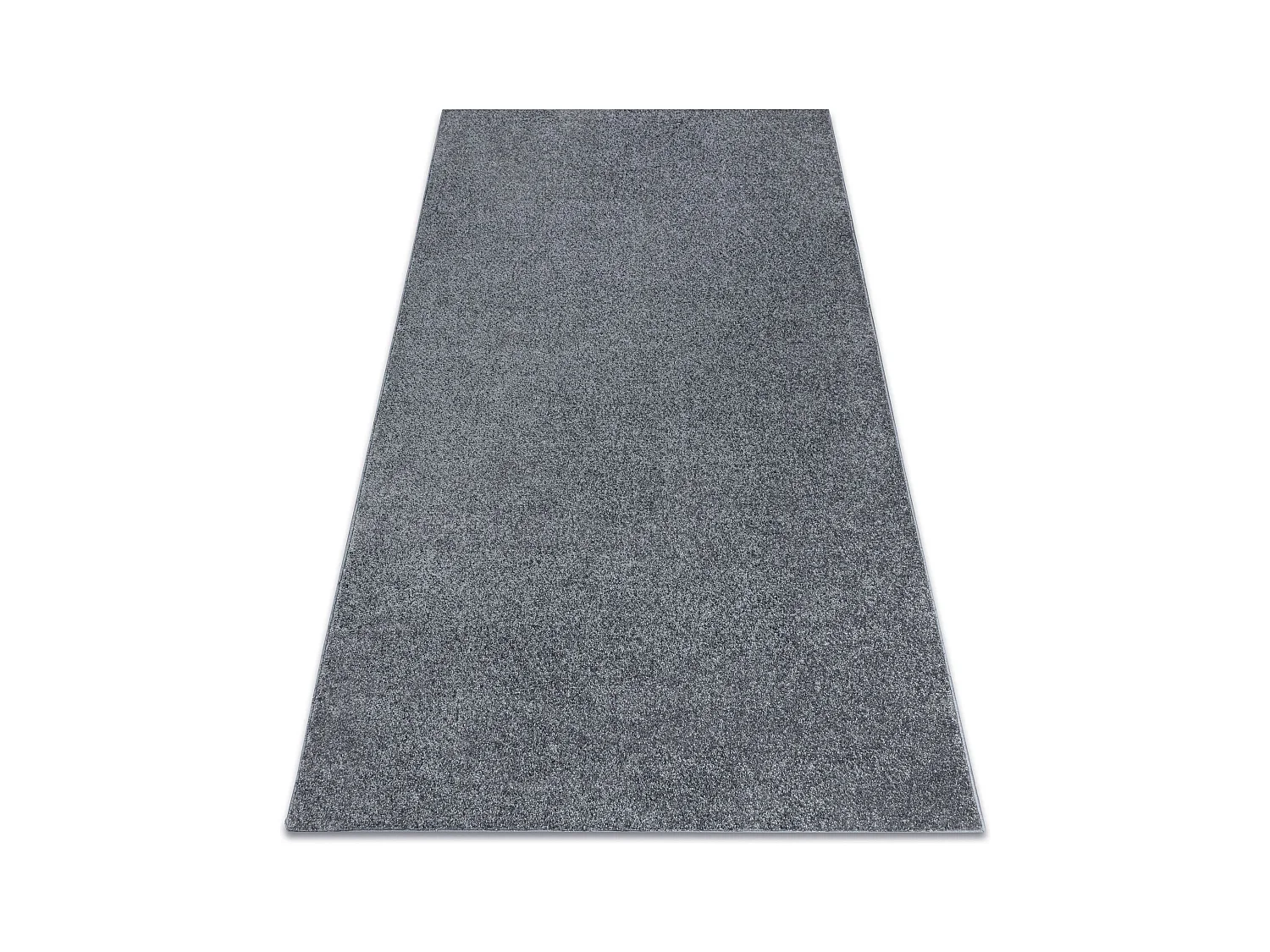 Teppich Teppichboden SANTA FE grau 97 eben, glatt, einfarbig 100x200 cm