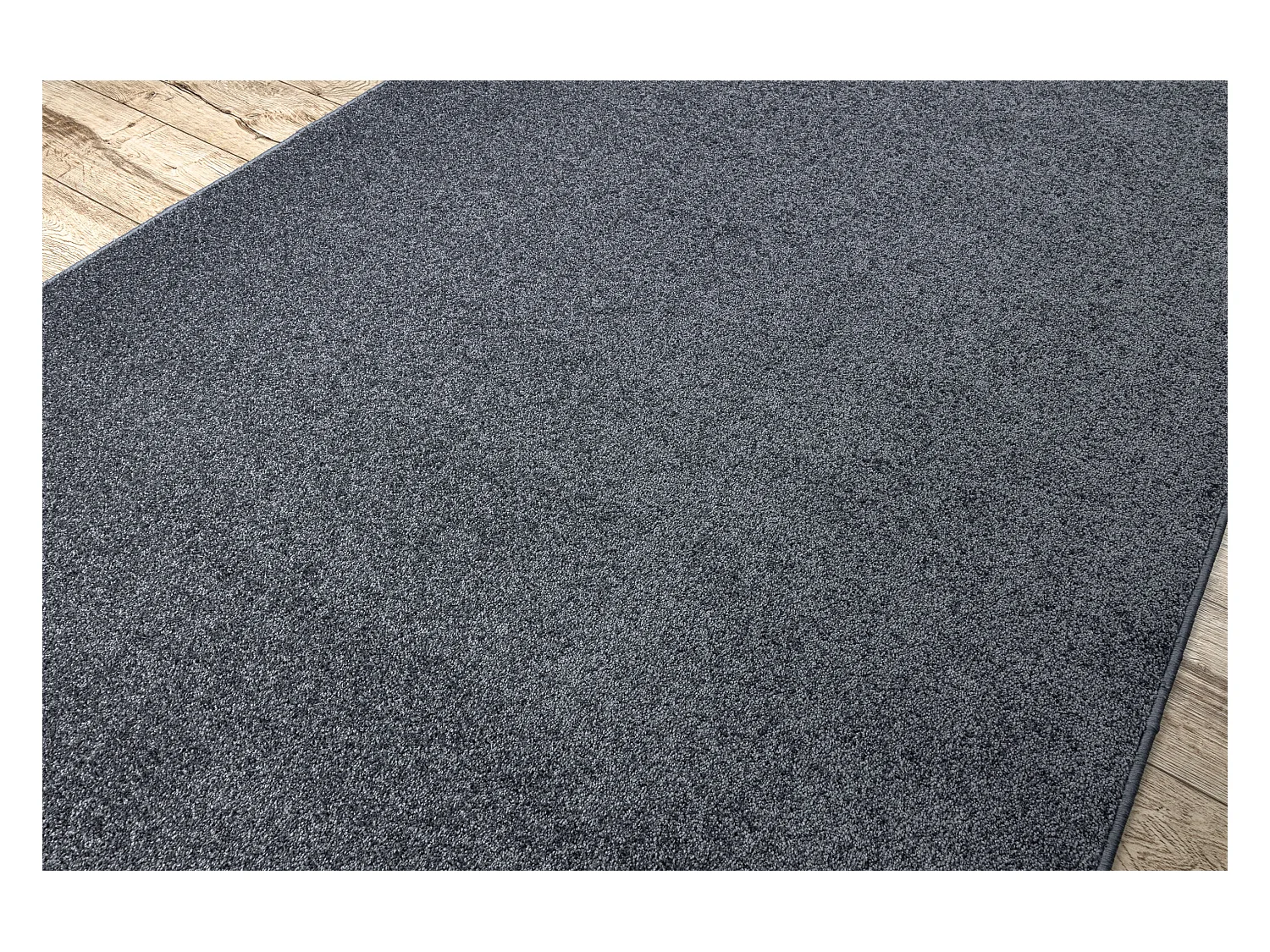 Teppich Teppichboden SANTA FE grau 97 eben, glatt, einfarbig 100x200 cm