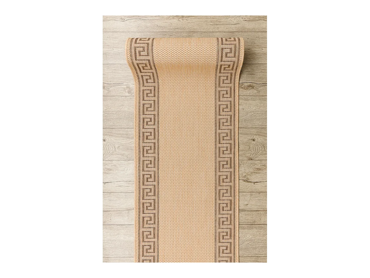 Vloerbekleding SISAL FLOORLUX patroon 20014 meer / coffee 100x180 cm