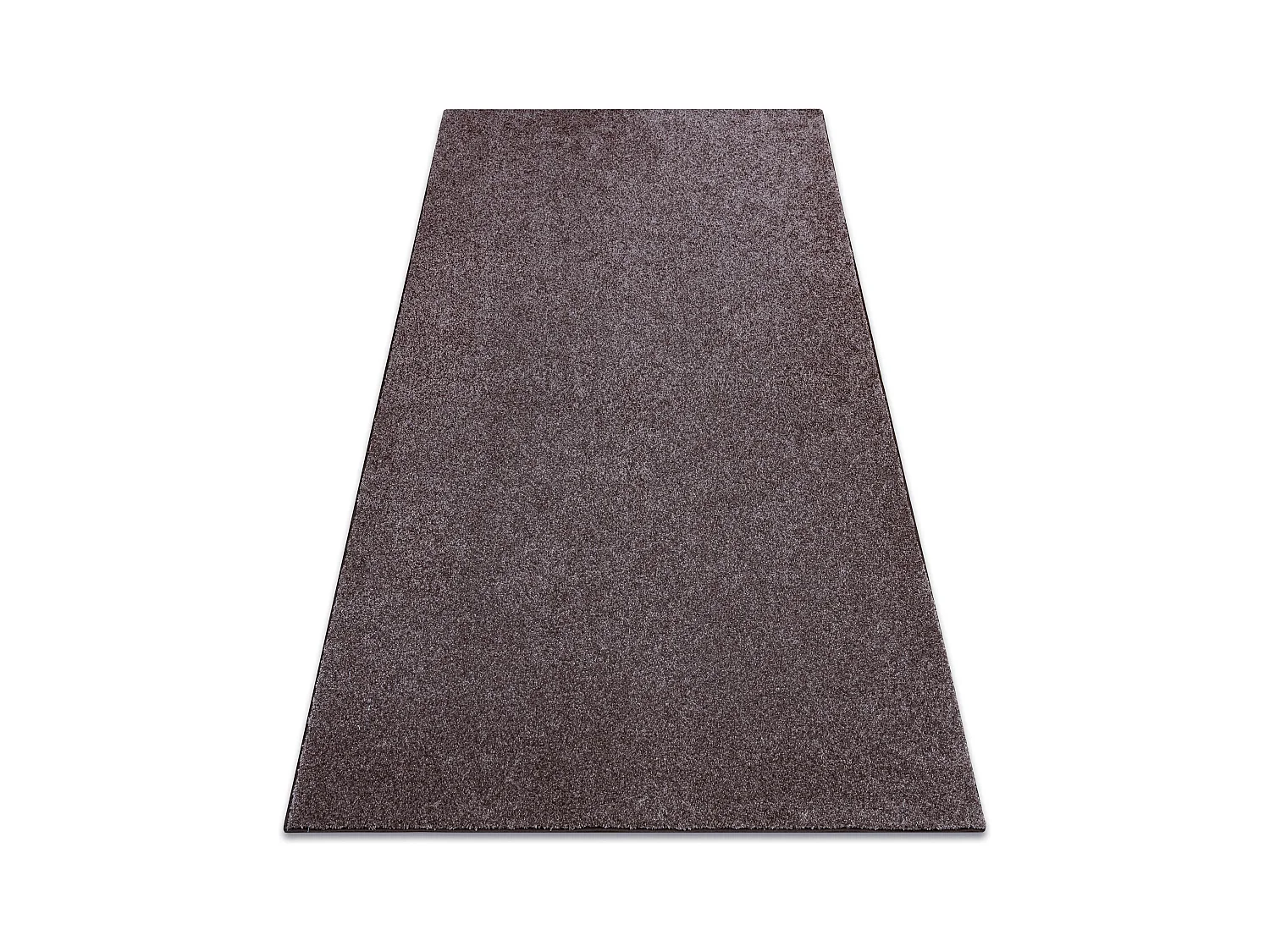 TAPIS - MOQUETTE SAN MIGUEL marron 41 plaine couleur unie 100x400 cm