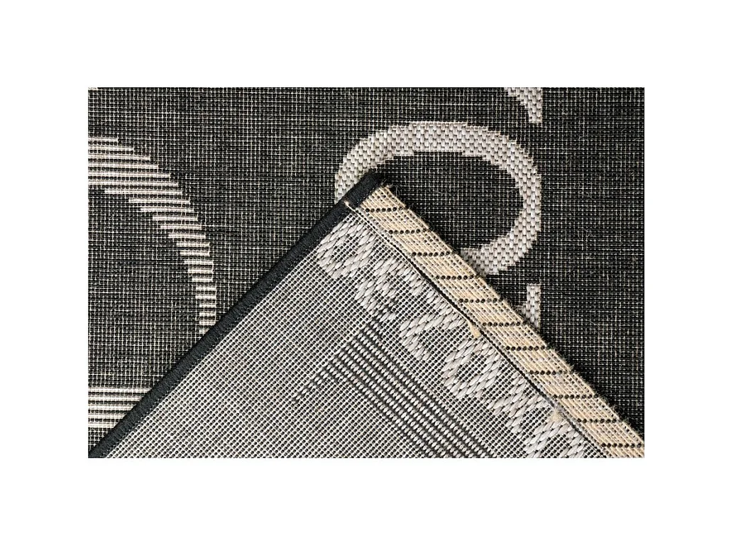 Tapis 150x80cm, design F115A coloris graphite - Confort et élégance pour votre intérieur