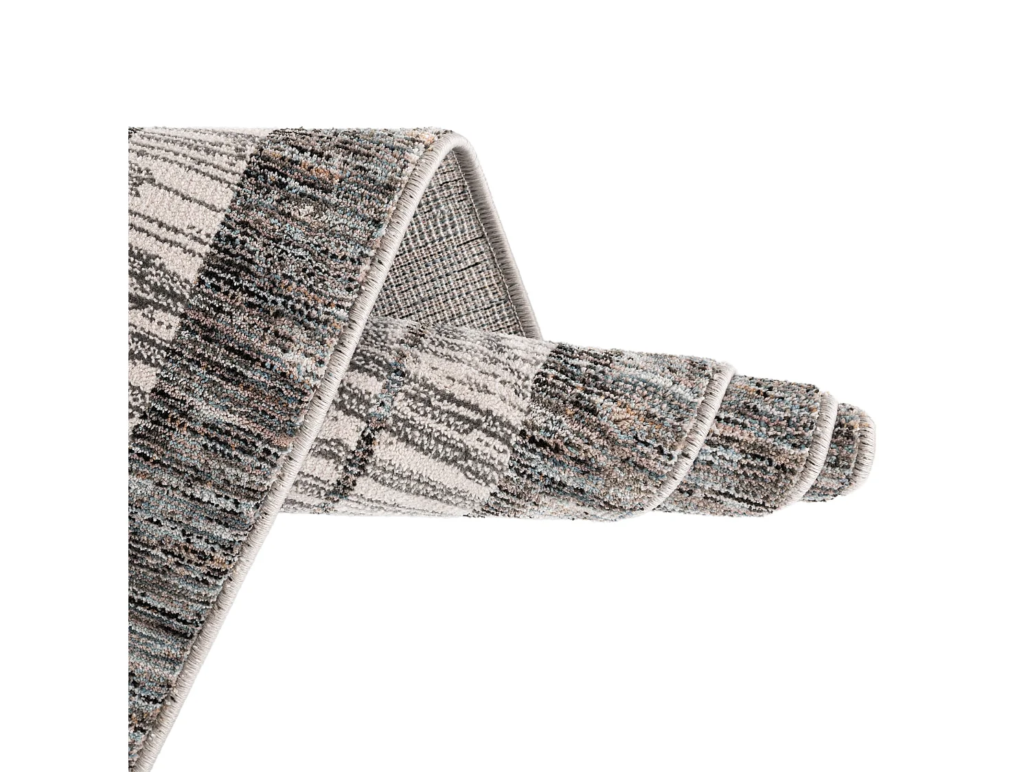 Teppich 80x300 Grau Zora Mosaic