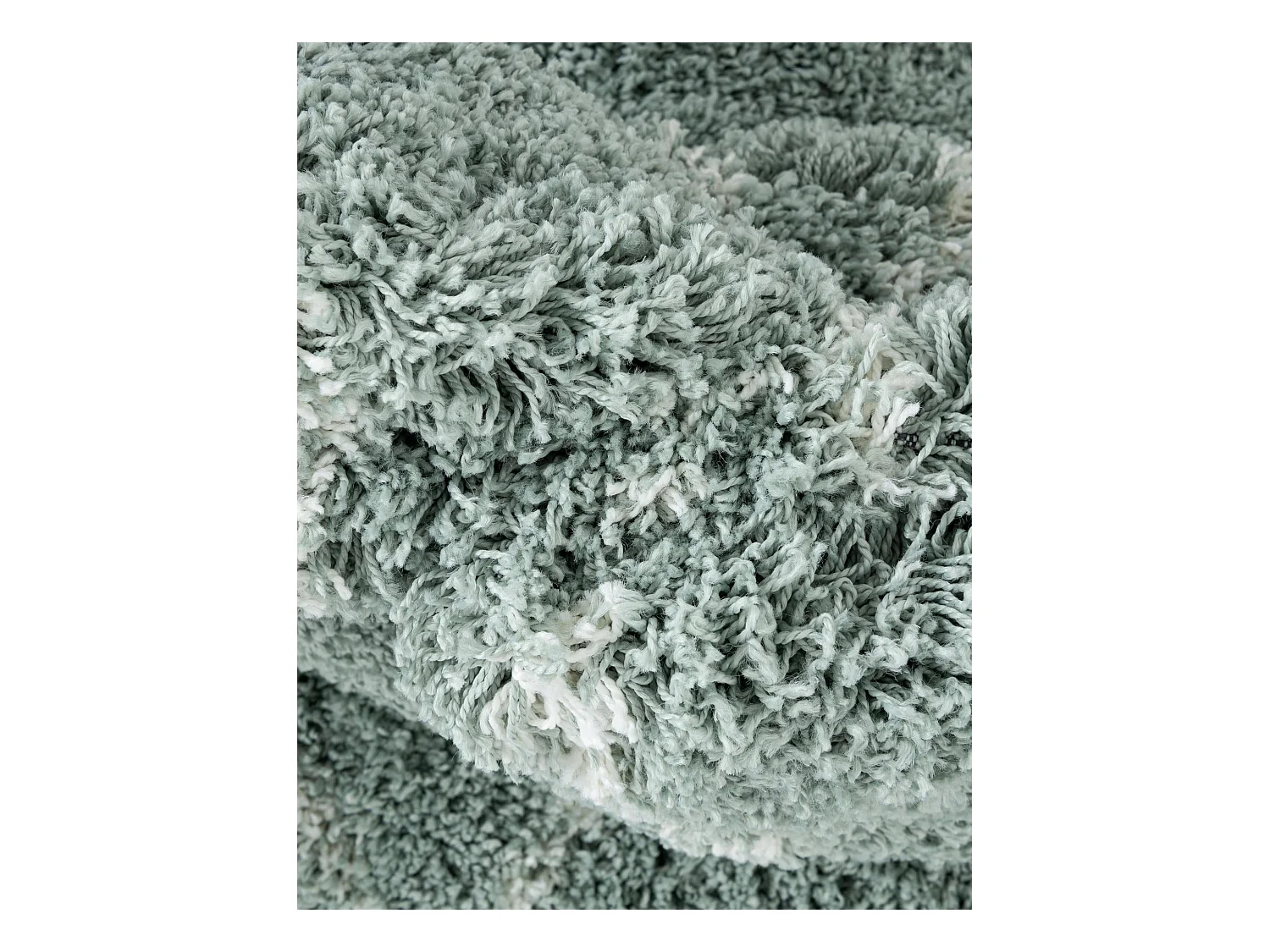 Hoogpolig tapijt 100 x 100 Groen Lachen Fence