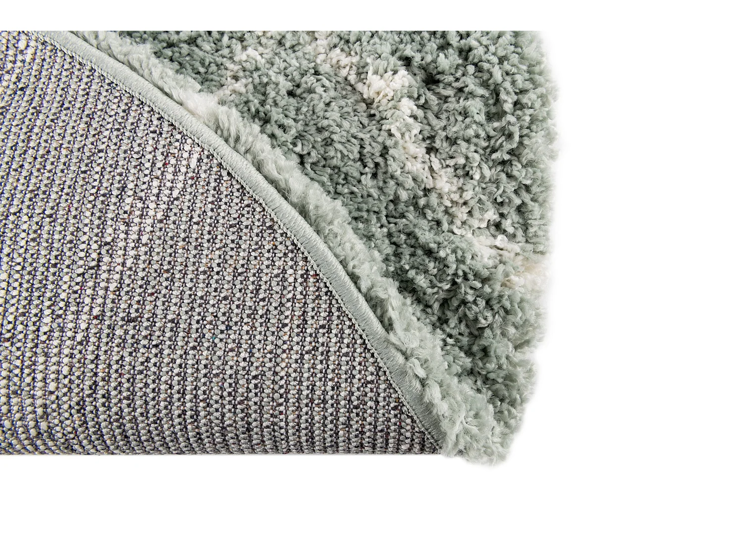 Tapis shaggy 100x100 Vert Lachen Fence