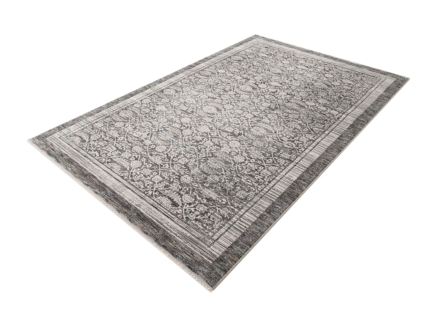 Teppich 245x305 Grau Zora Mosaic