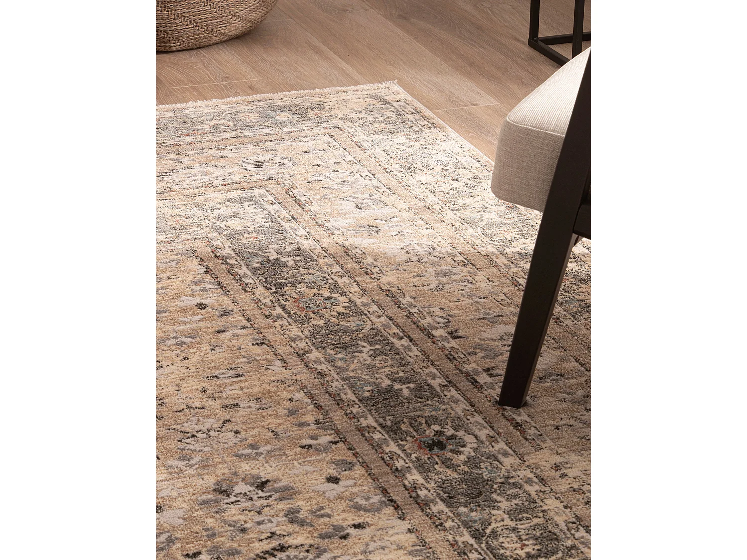 Teppich 100x200 Creme Zora Modern