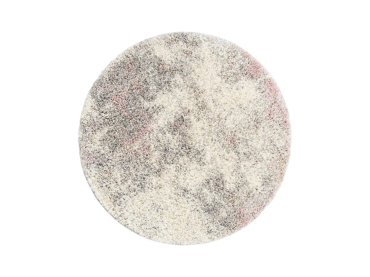 Hoogpolig tapijt 100 x 100 Roze Lachen Haze