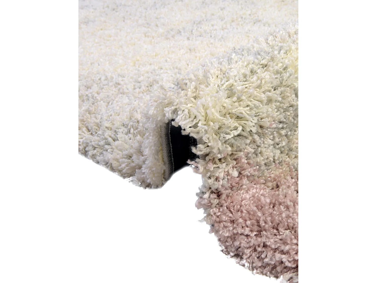 Hoogpolig tapijt 100 x 100 Roze Lachen Haze