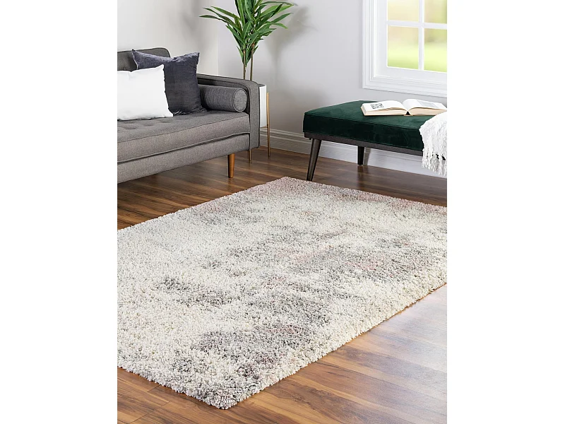 Tapis shaggy 300x395 Rose Lachen Haze