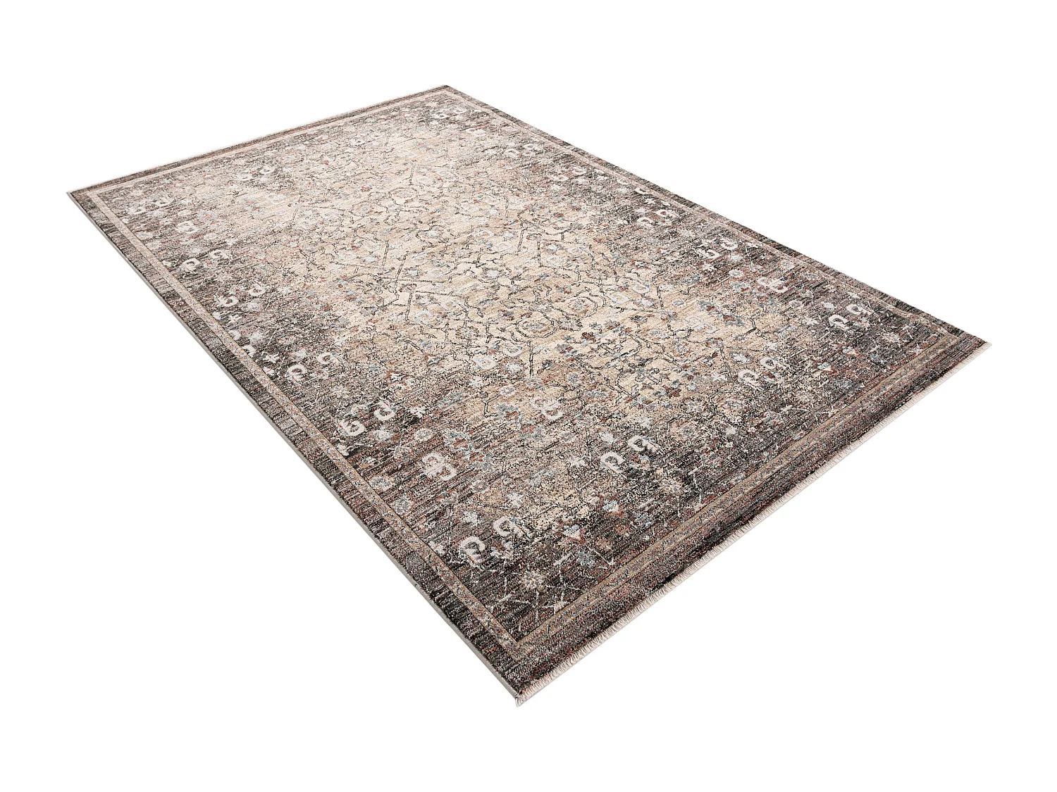 Tapis 100x200 Marron Zora Blege