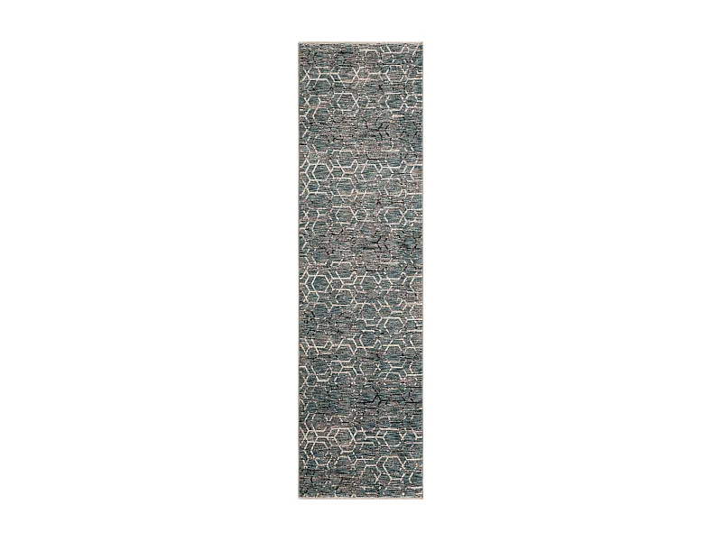 Tapis 80x300 Bleu Zora Modern