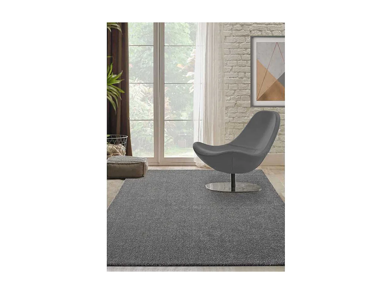 Tapis uni - MONTANA Gris 80*150