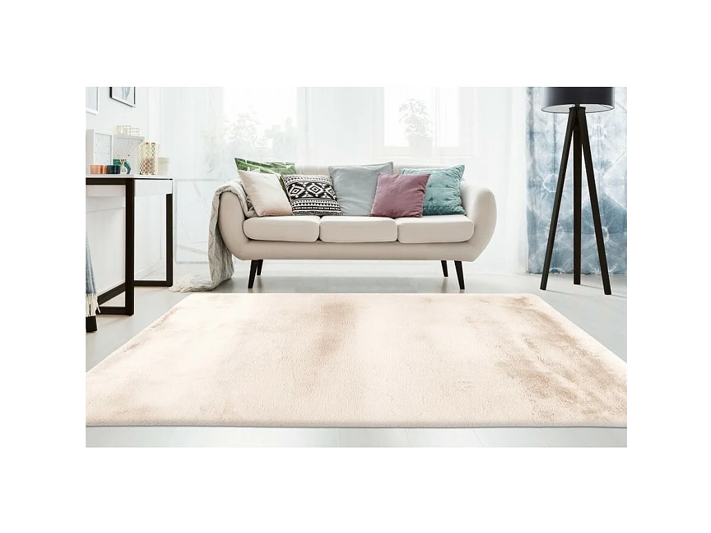 Teppich 170x120cm, Design E009Y Farbe Elfenbein - Komfort und Eleganz für Ihr Interieur