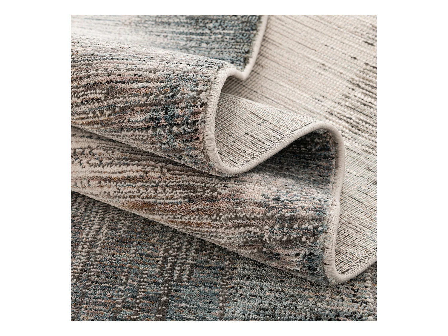 Tapijt 245 x 155 Blauw Zora Blege