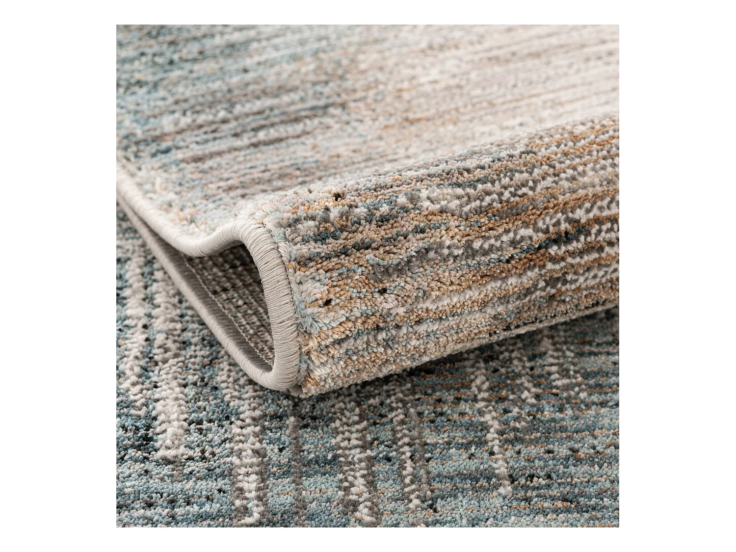 Tapijt 245 x 155 Blauw Zora Blege