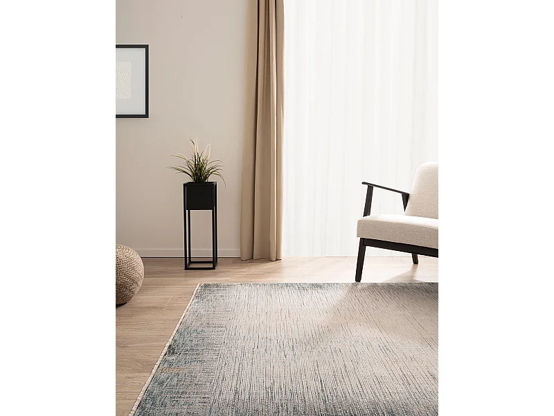 Tapis 155x245 Bleu Zora Blege