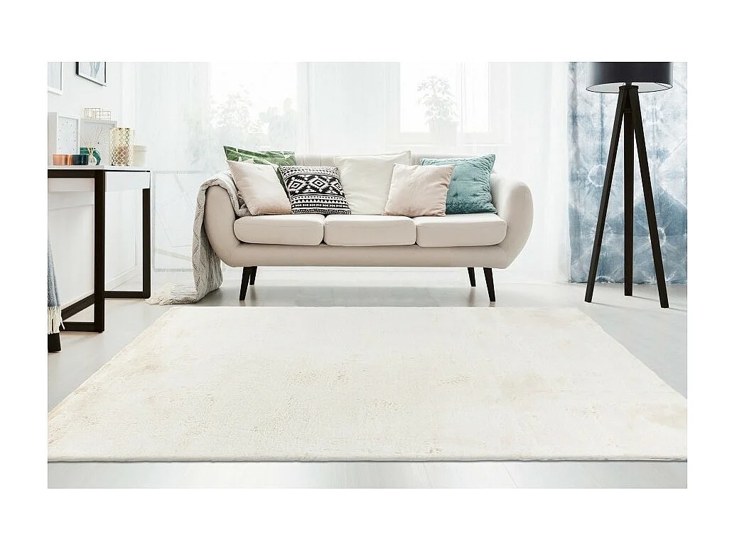 Tapijt 110x60cm, design E005N in crèmekleur - Comfort en elegantie voor uw interieur.