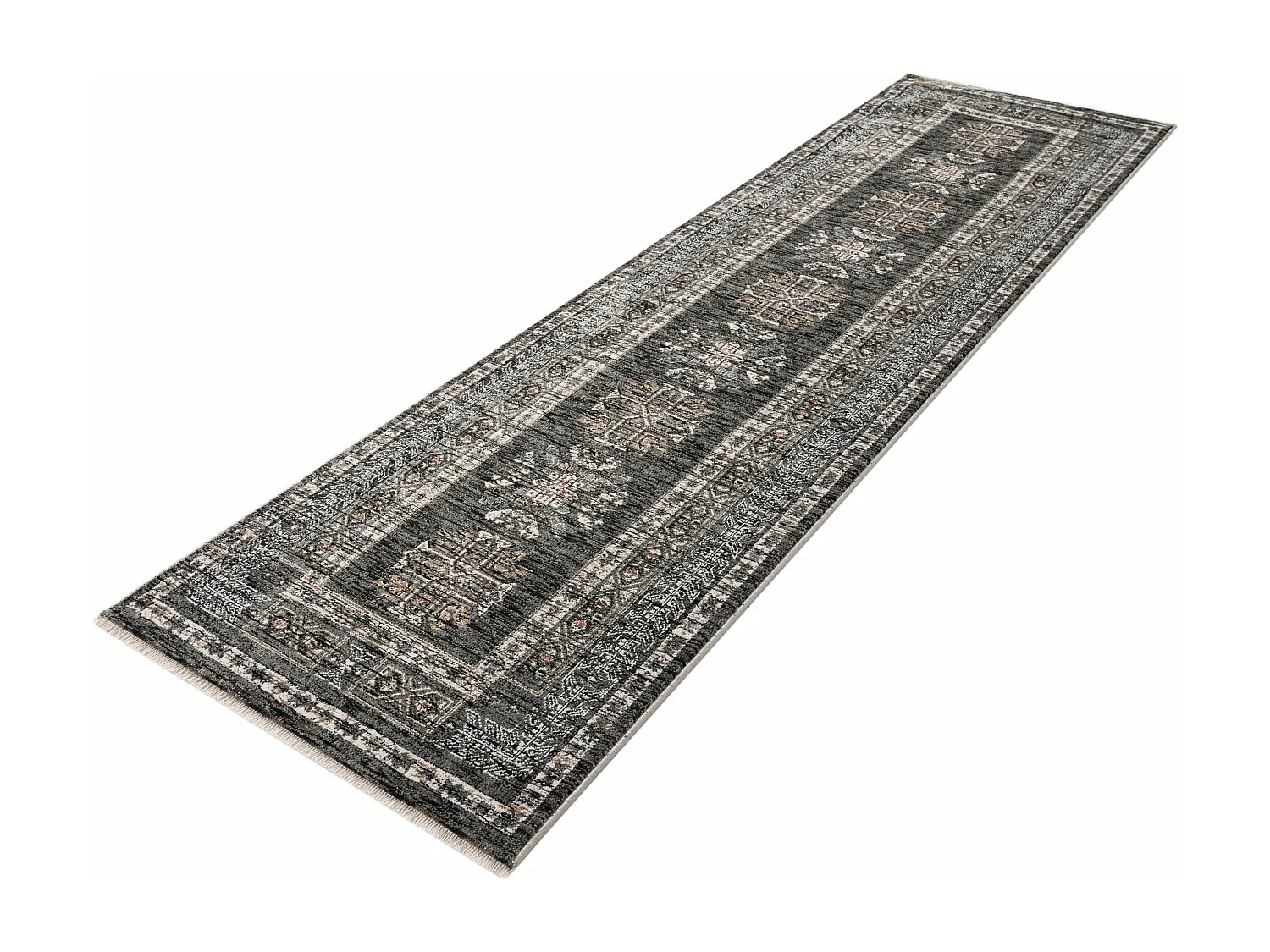 Tapis 80x300 Gris Zora Kropka