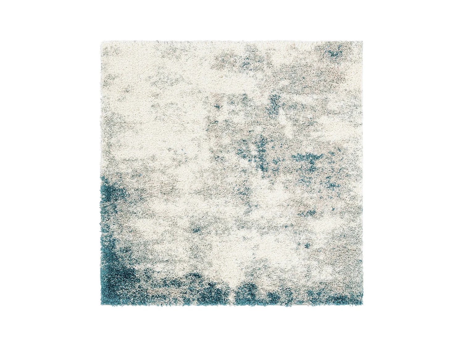 Hoogpolig tapijt 125 x 125 Groen Lachen Haze