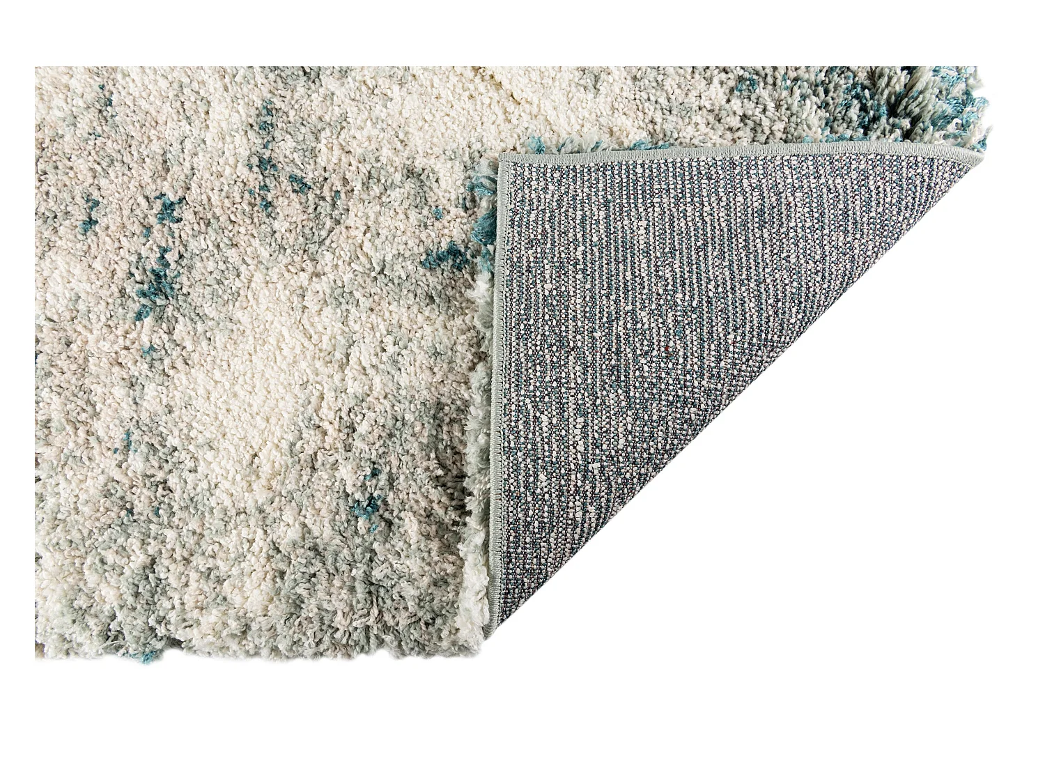 Hoogpolig tapijt 125 x 125 Groen Lachen Haze