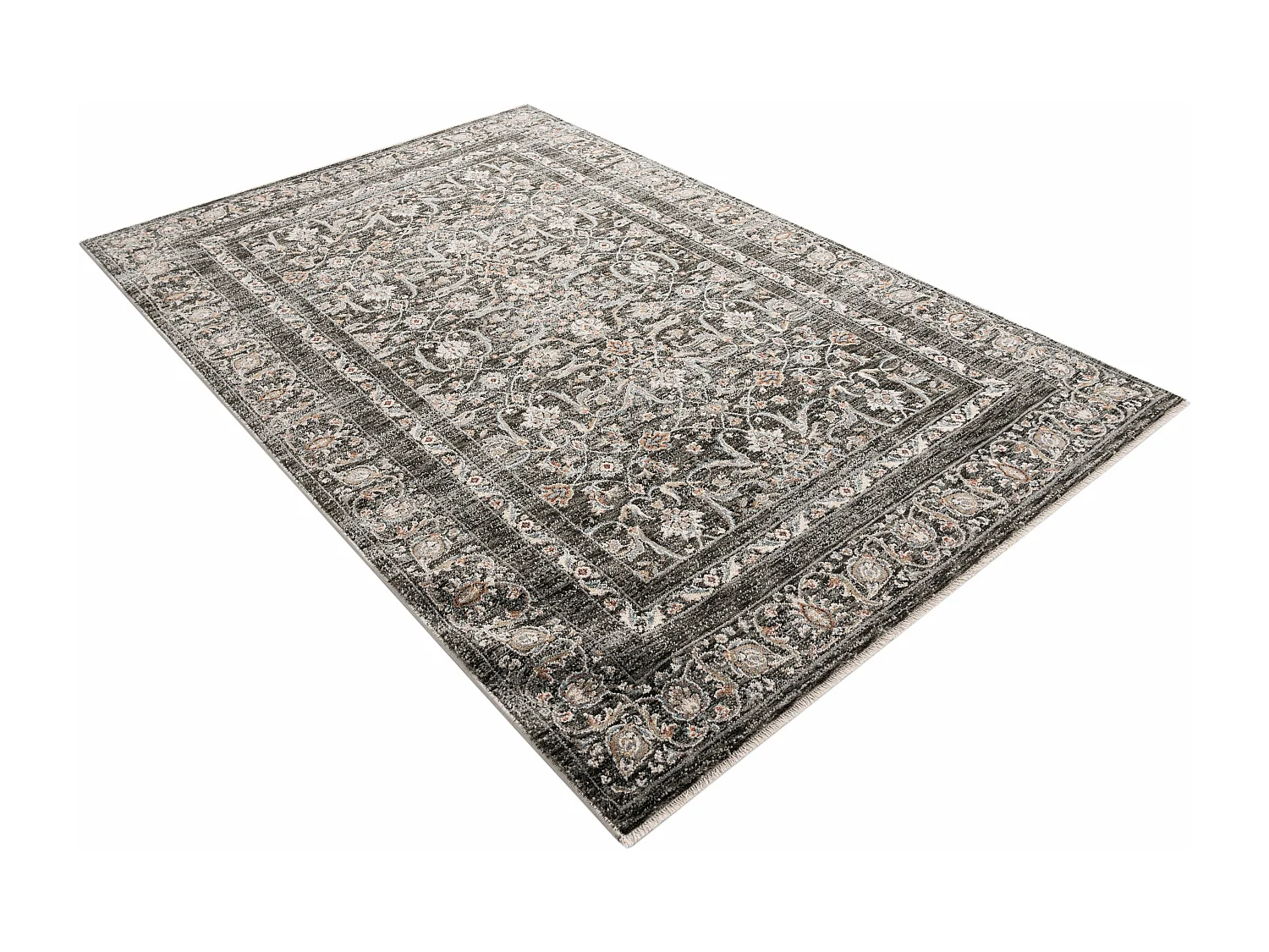 Teppich 100x200 Grau Zora Orman