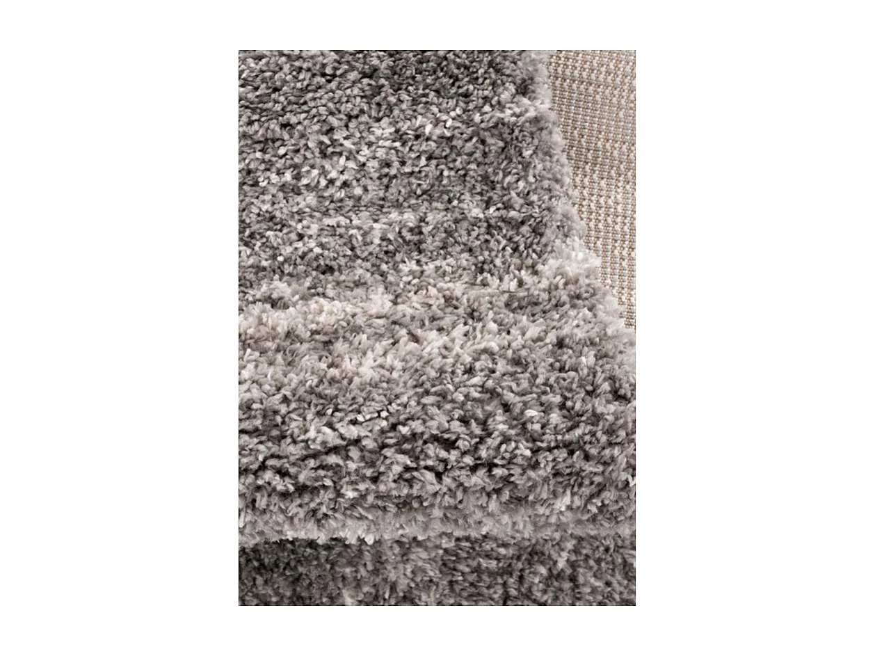 Tapis shaggy chiné - SHAGGY PULPEUSE 524 Gris 160*230
