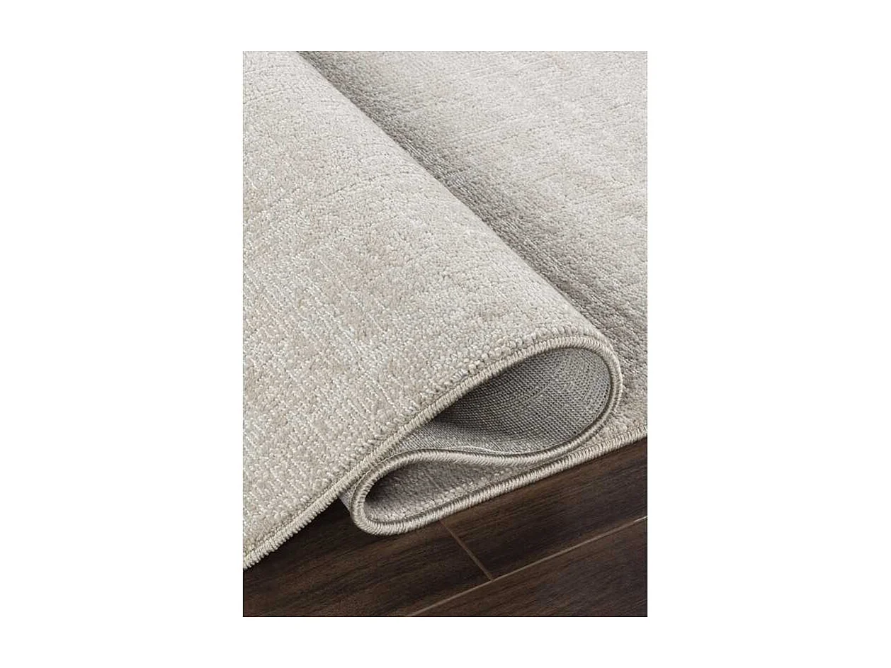 Tapis uni chiné BERNE Beige 160*160