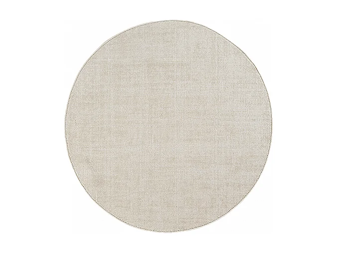 Tapis uni chiné BERNE Beige 160*160