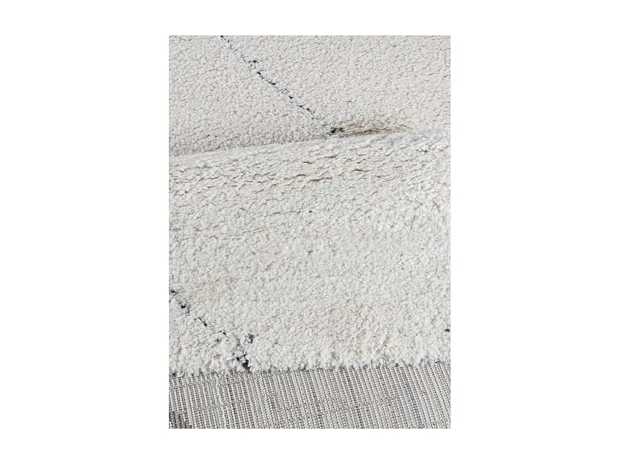 Tapis berbère shaggy - MARRAKECH 360 Noir 160*160