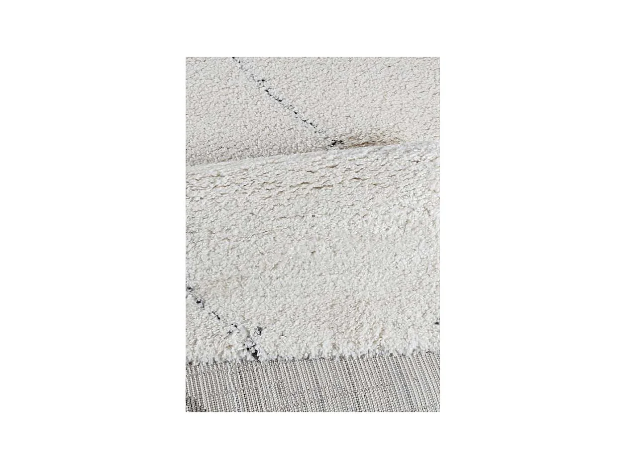 Tapis berbère shaggy - MARRAKECH 360 Noir 160*160