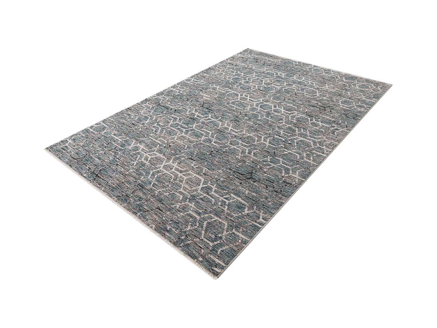 Tapis 185x275 Bleu Zora Modern